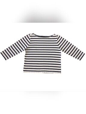 J. Crew Women's Striped Boatneck Top (Size M)